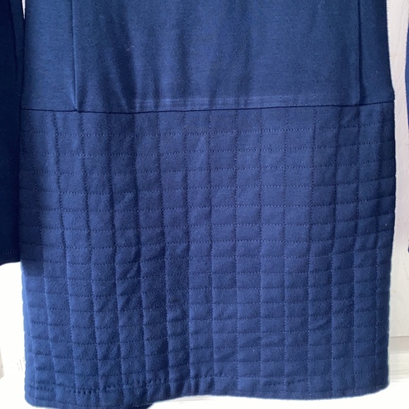 Theory Long Sleeve Quilted Dress - Picture 3 of 4
